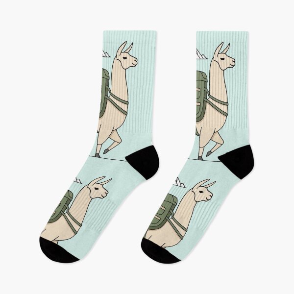 Item preview, Hiking Llama Backpacking Mountain Adventure designed and sold by Amir Faysal.