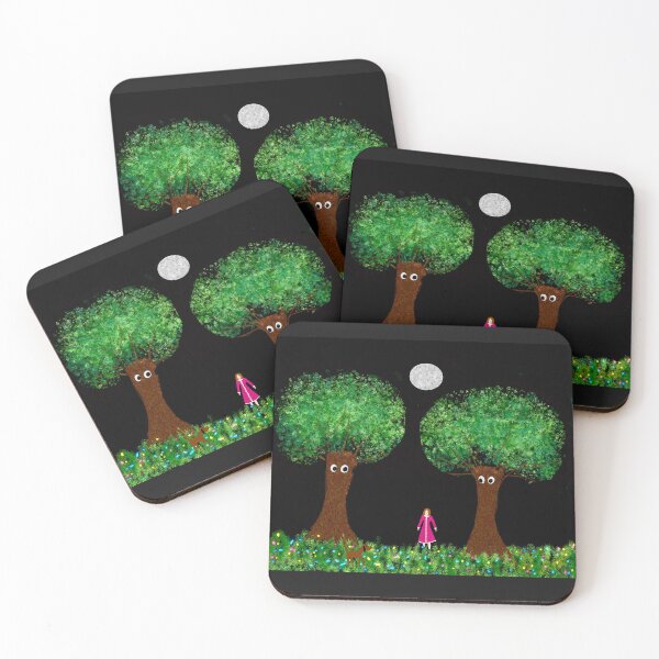Item preview, Night Stroll with Curious Trees designed and sold by Elaine M Hayward .