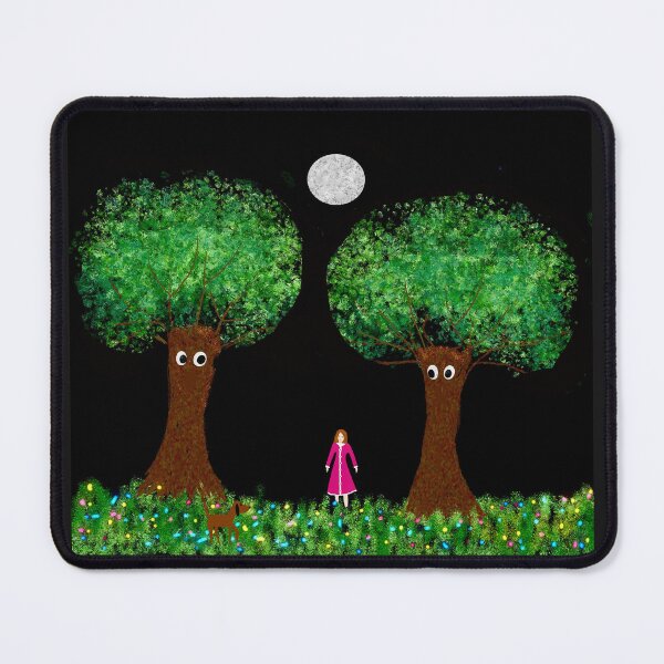 Item preview, Night Stroll with Curious Trees designed and sold by Elaine M Hayward .