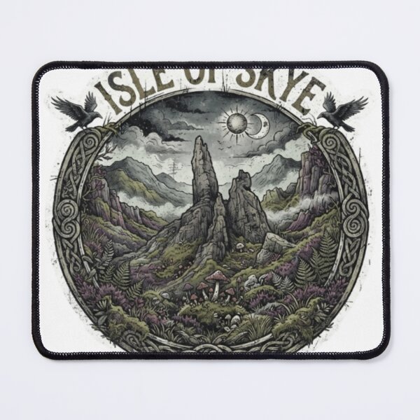 Item preview, Isle of Skye Scotland Highland Travel Sticker designed and sold by Imaginarium of Chaos falcon88 .