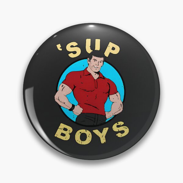 Item preview, Muscle Man Circle Emblem designed and sold by Valen24.