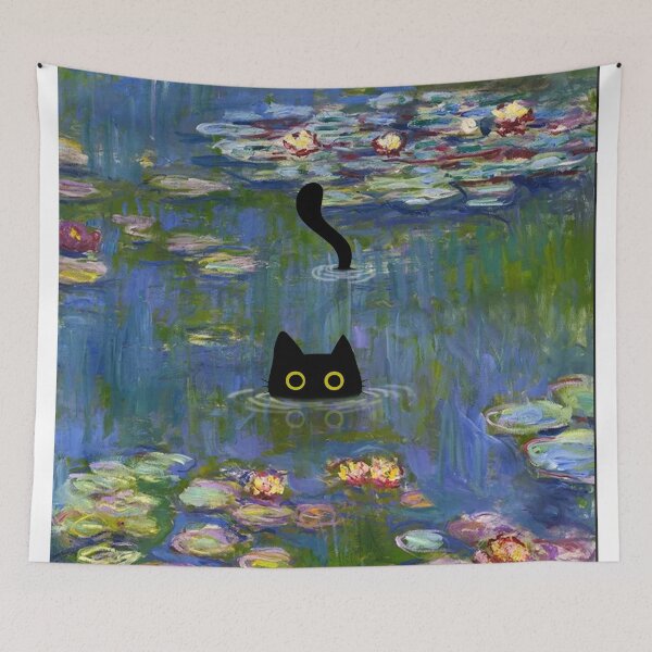 Item preview, cat monet designed and sold by PurrfectHome.