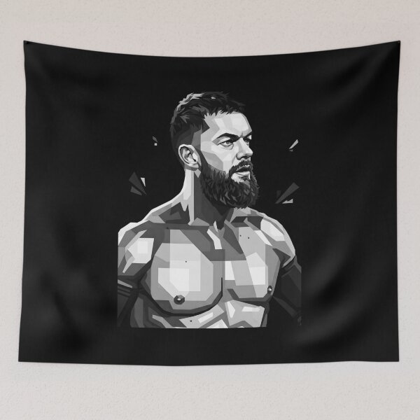 Item preview, Finn Balor Grayscale  designed and sold by Japanese art.