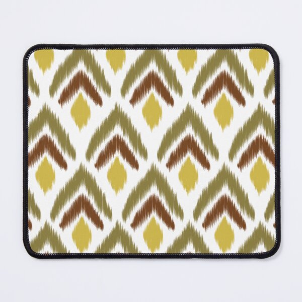Item preview, Ikat and Thai-inspired textile pattern featuring geometric motifs and handcrafted woven aesthetics designed and sold by Line-Aura.