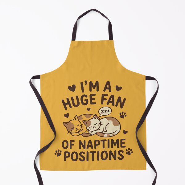 Item preview, Huge Fan of Naptime Positions Sleeping Cats designed and sold by Amir Faysal.