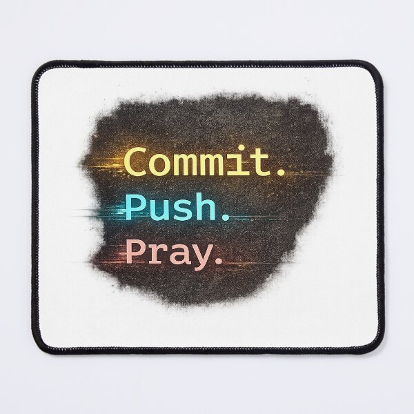 Item preview, Commit. Push. Pray. designed and sold by procreativefox.