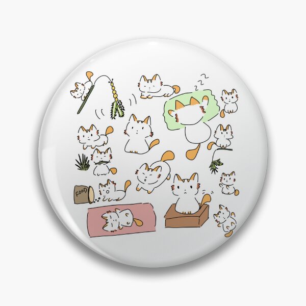 Item preview, Cat doodles  designed and sold by Flare-shiningray.