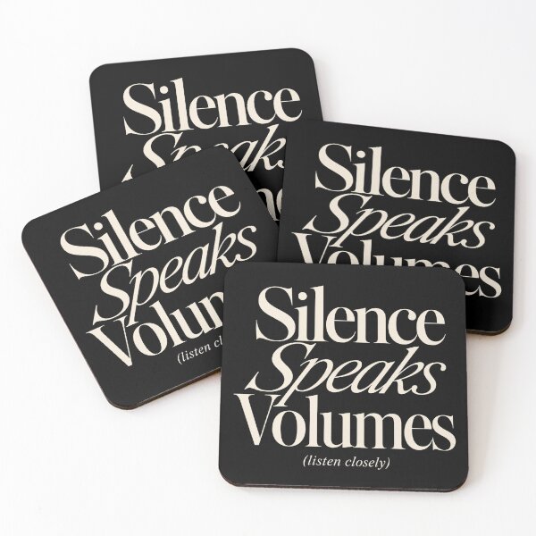Item preview, Silence Speaks designed and sold by GrooveAndGlow.