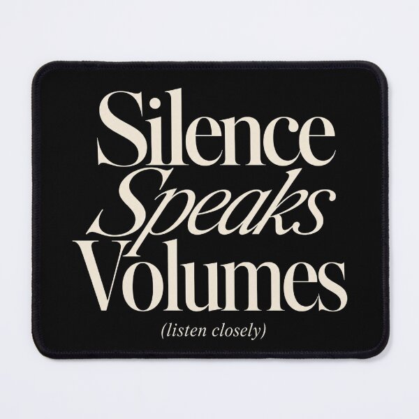 Item preview, Silence Speaks designed and sold by GrooveAndGlow.