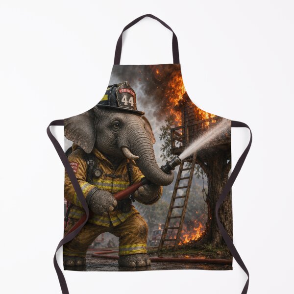Item preview, Firefighter Elephant designed and sold by Pond21.