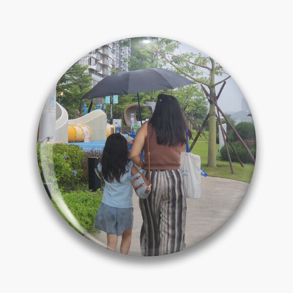 Item preview, Mother's Love - Rainy Day Walk on Hong Kong Promenade designed and sold by Haani786.