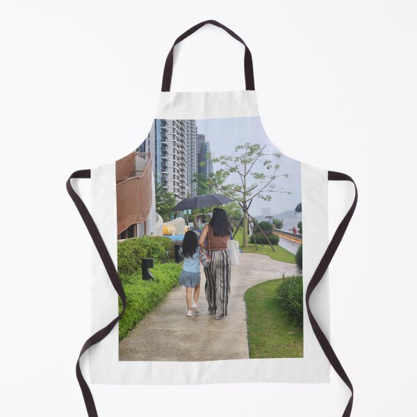 Item preview, Mother's Love - Rainy Day Walk on Hong Kong Promenade designed and sold by Haani786.