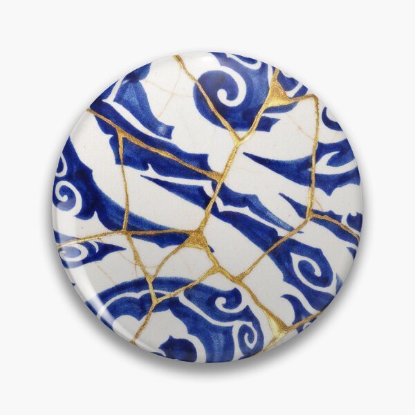 Item preview, Kintsugi Spiral Ceramic Pattern designed and sold by JFOdesign.