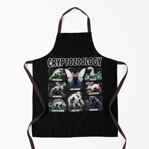 Item preview, Cryptozoology Cryptids Monster Collage designed and sold by TshirtsOnline-.