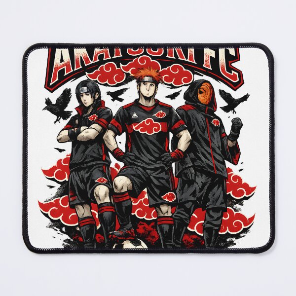 Item preview, Dark Rogue Football Club - Red Cloud Anime Villain Soccer Art designed and sold by MugenAnime.