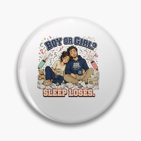 Item preview, Boy or Girl? Sleep Loses Funny Gender Reveal Parents  designed and sold by freshwear design.