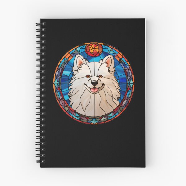 Item preview, American Eskimo Stained Glass Leadlight Artistic Design Mom Dad designed and sold by rafaeltto.