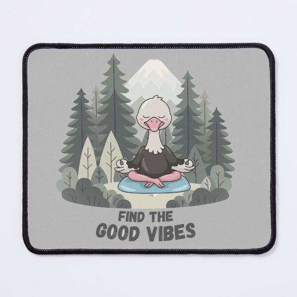 Item preview, Find The Good Vibes - Meditating Duck in the Forest designed and sold by SeJaa.