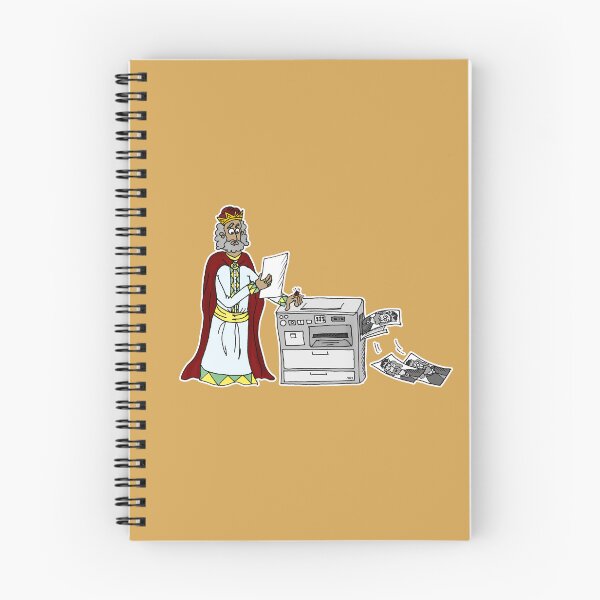 Item preview, King Solomons Copies | Funny Medieval King Office Printer Sticker designed and sold by MyxaART.