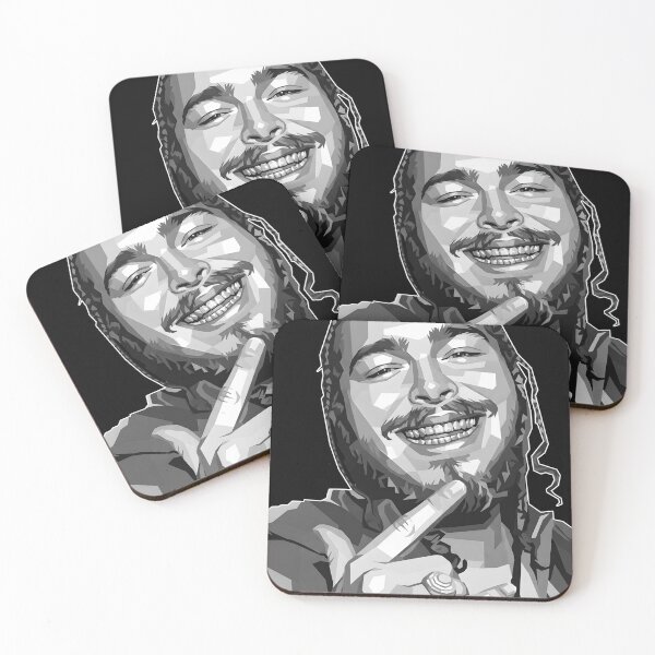 Item preview, Post Malone grayscale  designed and sold by Japanese art.