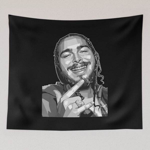 Item preview, Post Malone grayscale  designed and sold by Japanese art.
