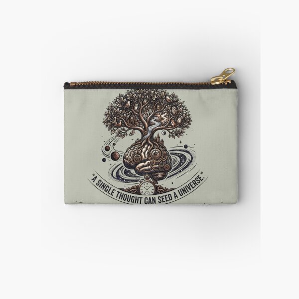 Item preview, A Single Thought Can Seed A Universe Cosmic Tree Linocut designed and sold by Doulouxhop.