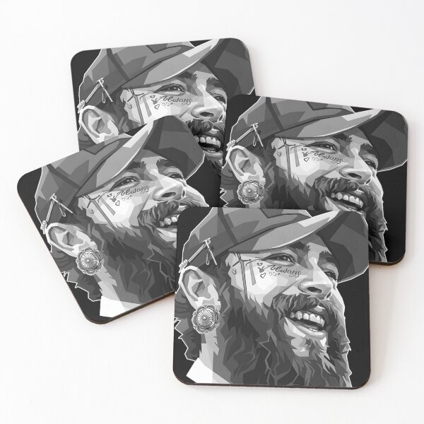 Item preview, Post Malone grayscale  designed and sold by Japanese art.