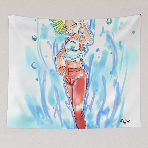 Aperçu de l'œuvre Passer en mode Ultra Instinct - Android 18 créée et vendue par markclarkii.