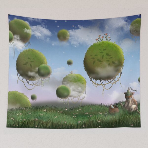 Item preview, Magical Workshop of the Sorcerer's Cat: Floating Islands designed and sold by Nekogobido.