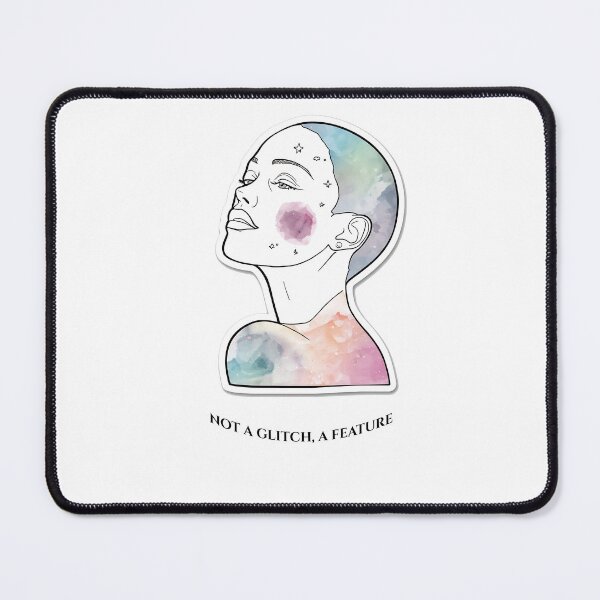 Item preview, Not A Glitch A Feature Vitiligo Awareness Body Positivity Art designed and sold by RareVisuals.
