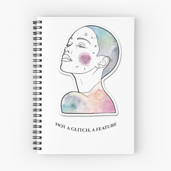 Item preview, Not A Glitch A Feature Vitiligo Awareness Body Positivity Art designed and sold by RareVisuals.