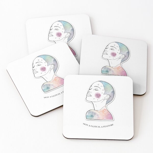Item preview, Not A Glitch A Feature Vitiligo Awareness Body Positivity Art designed and sold by RareVisuals.