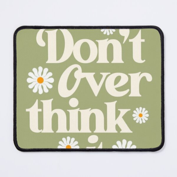 Item preview, Don't Overthink It Daisy Retro designed and sold by NNCollection.