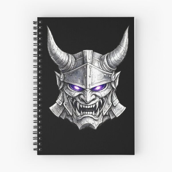 Item preview, Dark Oni Samurai Mask Fantasy Design designed and sold by CreativeMindsetLab.
