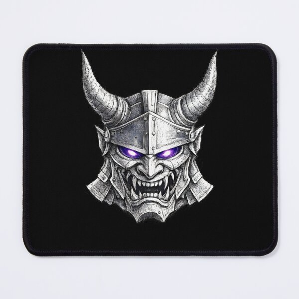Item preview, Dark Oni Samurai Mask Fantasy Design designed and sold by CreativeMindsetLab.