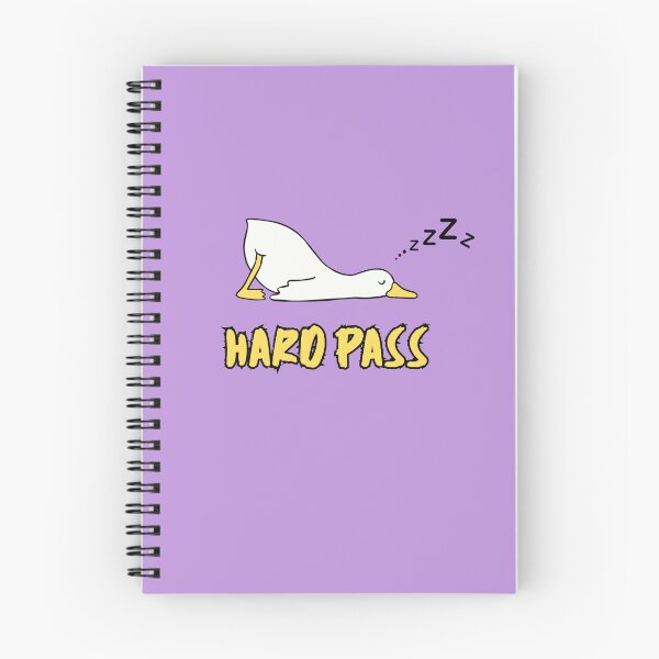 Item preview, Hard Pass, sleepy duck, over it designed and sold by CJLindy.