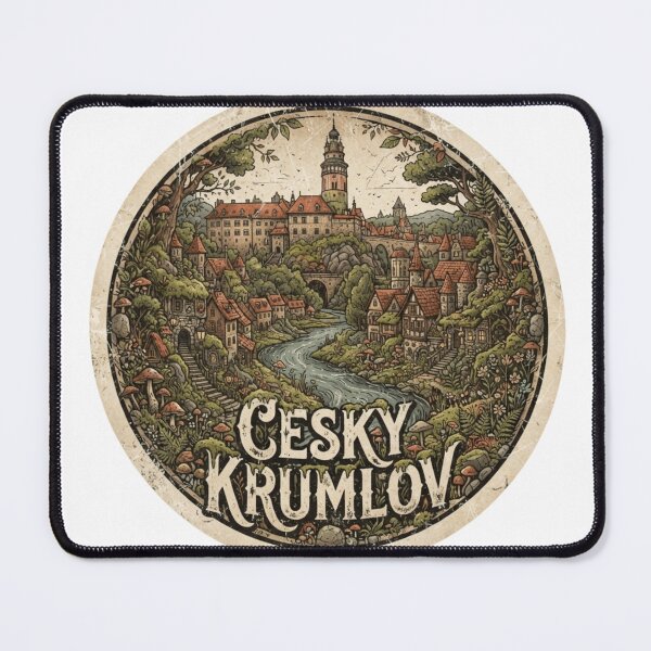 Item preview, Cesky Krumlov Medieval Castle Travel Sticker designed and sold by Imaginarium of Chaos falcon88 .