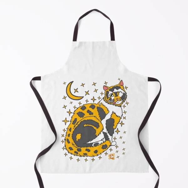 Item preview, Kitty Cat Moon and Stars designed and sold by Colmeia de Ideias.
