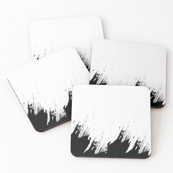 Item preview, Abstract Black and White Grunge Rain Texture designed and sold by BetweenForms.