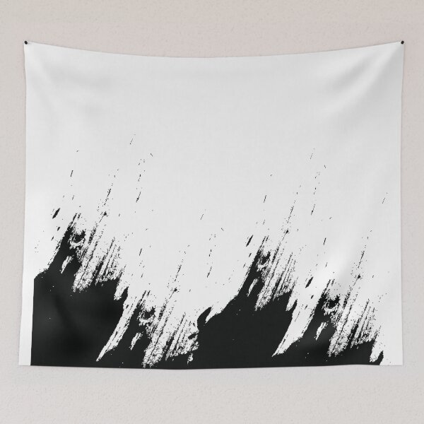 Item preview, Abstract Black and White Grunge Rain Texture designed and sold by BetweenForms.