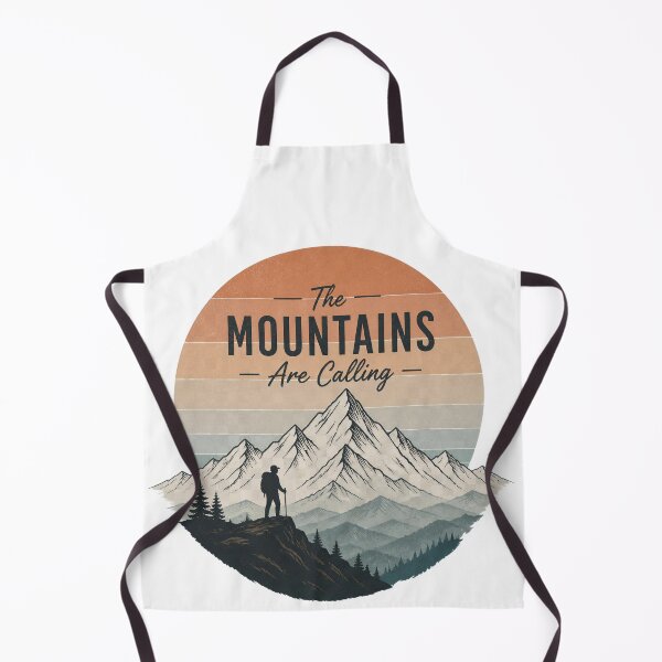 Item preview, The Mountains Are Calling – Hiking & Adventure T-Shirt designed and sold by MJ-by-Dharan.
