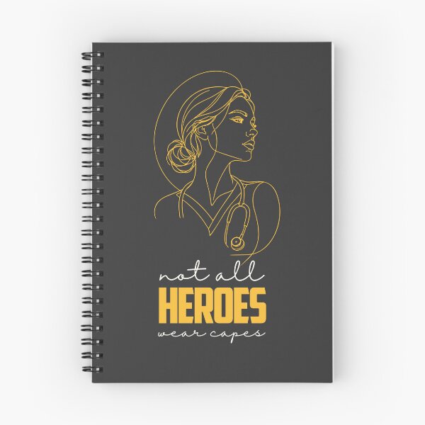Item preview, Not All Heroes Wear Capes (dark edition) — Nurse Line Art Gift | RN TShirt Nurse Appreciation Aesthetic Nurse Portrait designed and sold by KiwyStudio.