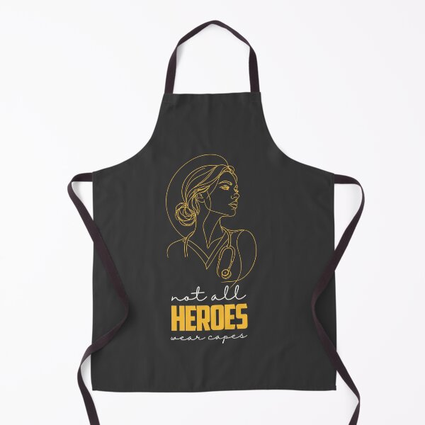 Item preview, Not All Heroes Wear Capes (dark edition) — Nurse Line Art Gift | RN TShirt Nurse Appreciation Aesthetic Nurse Portrait designed and sold by KiwyStudio.