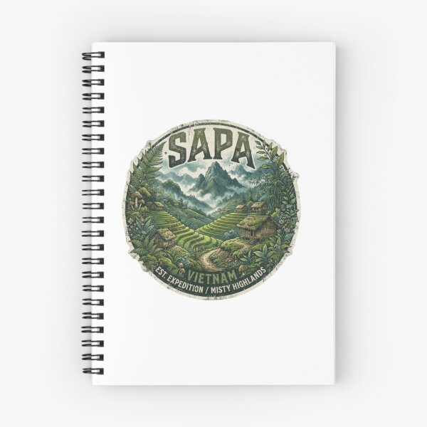 Item preview, Sapa Vietnam Mountain Rice Terrace Travel Sticker designed and sold by Imaginarium of Chaos falcon88 .