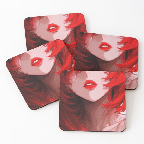 Item preview, Beautiful redhead girl in manga/anime style designed and sold by RAISC.
