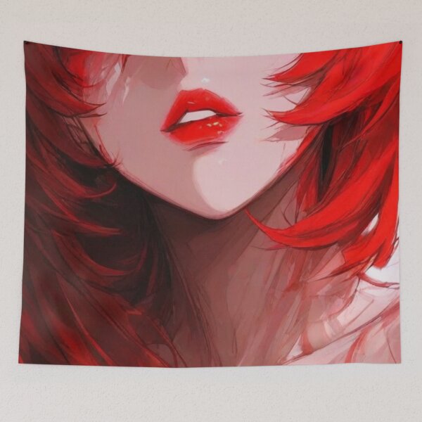 Item preview, Beautiful redhead girl in manga/anime style designed and sold by RAISC.