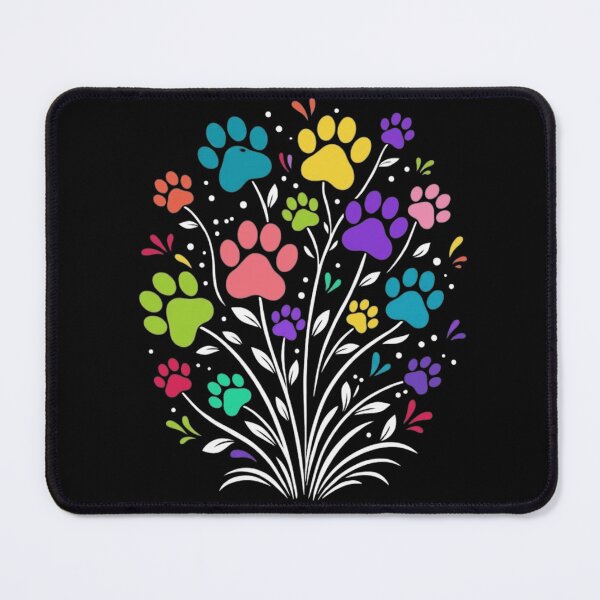 Item preview, Paw Print Flowers Bouquet - Colorful Cute Pet Lover Gift designed and sold by haitrieuic96.