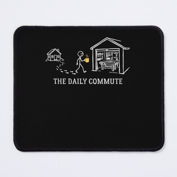 Item preview, The Daily Commute Funny Handyman woodworking designed and sold by studio-ssaam.