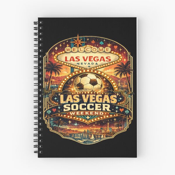 Item preview, Las Vegas Soccer Weekend Retro Travel Shirt | Vintage Las Vegas Football Fan Design | Neon Strip Match Day Gift designed and sold by Globalcitytees.