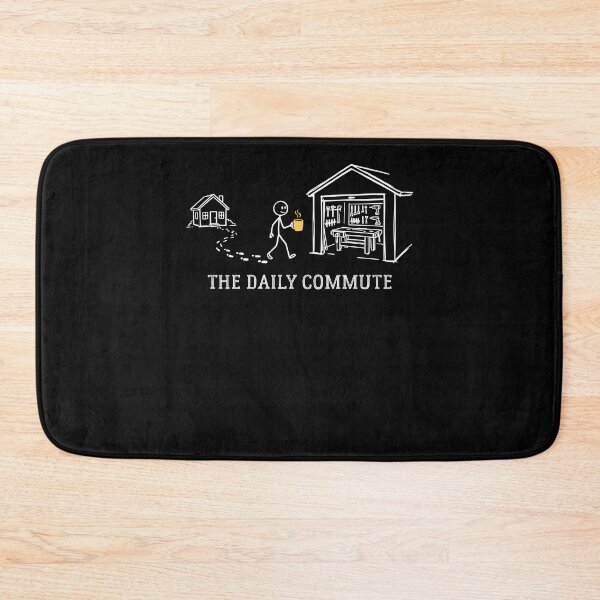 Item preview, The Daily Commute Funny Handyman woodworking  designed and sold by studio-ssaam.